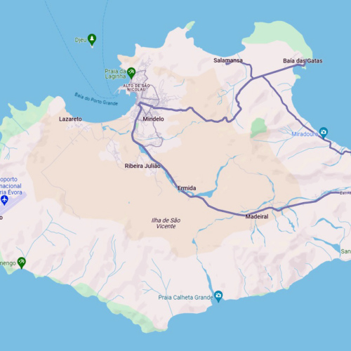 Îles de Sao Vicente. Cap Vert, Santo Antao.