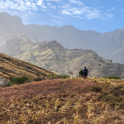 La caldeira das Patas. Chã da Morte. Cap Vert, Santo Antao.