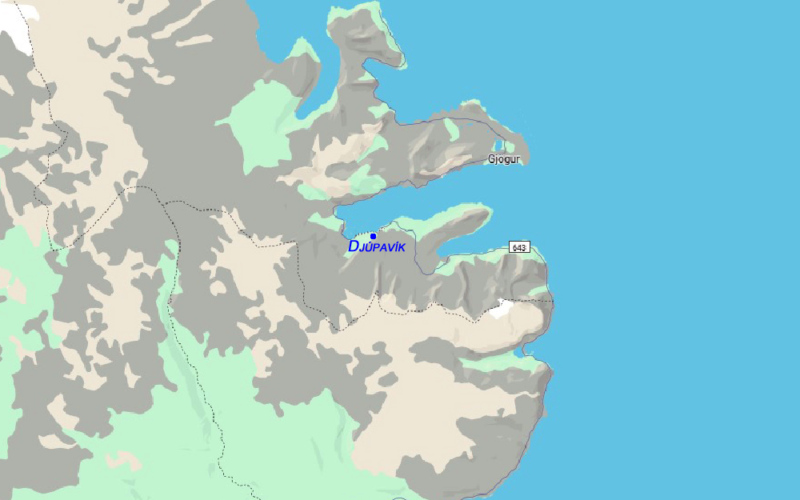 Islande, Djúpavík. Islande, Djúpavík.