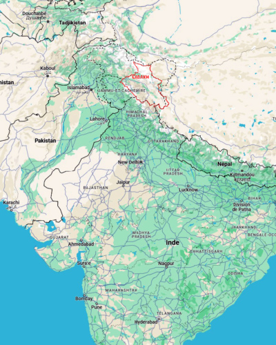 L'inde avec le Ladakh. L'inde avec le Ladakh.