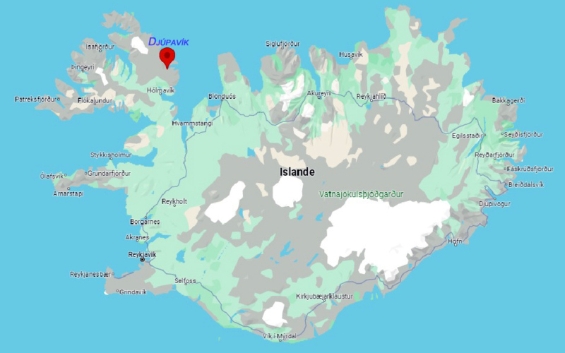 Islande, Djúpavík. Islande, Djúpavík.