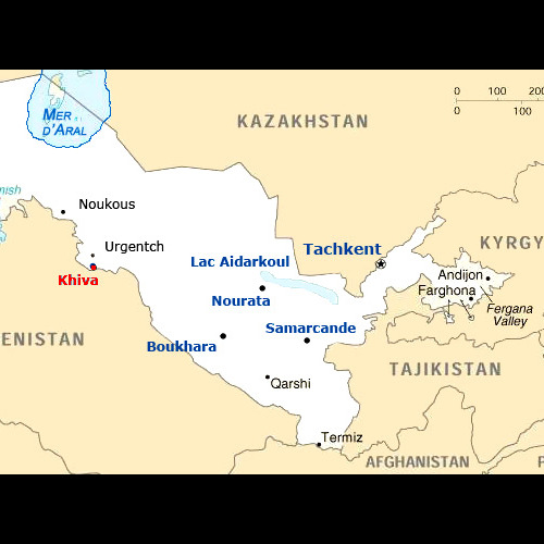 Ouzbékistan, Khiva. Ouzbékistan, Khiva.