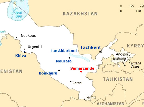 Ouzbékistan, Samarcande. Ouzbékistan, Samarcande.