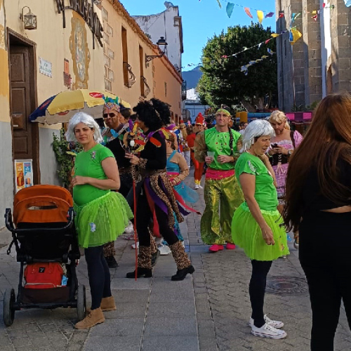 Grande Canarie, carnaval à Aguimes. Grande Canarie, carnaval à Aguimes.