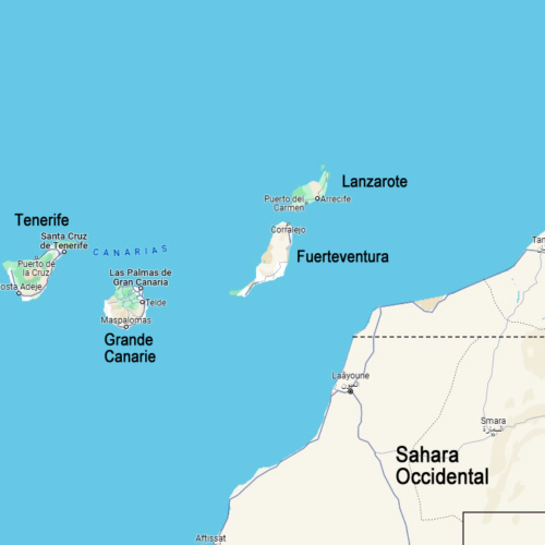 Les îles des Canaries. Les îles des Canaries.