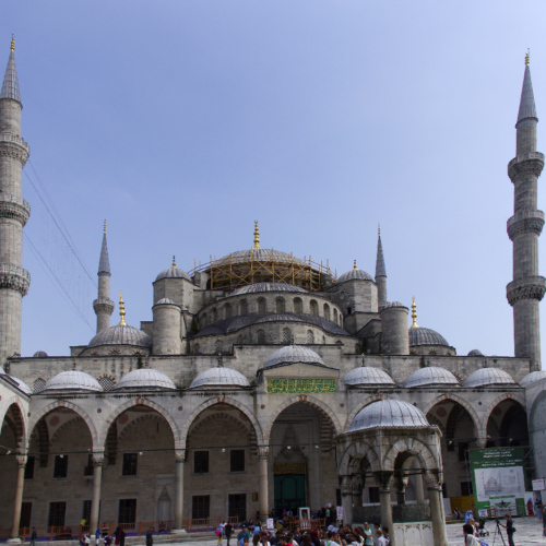 Istanbul, La mosquée bleue ou mosquée Sultanahmet. Istanbul, La mosquée bleue ou mosquée Sultanahmet.