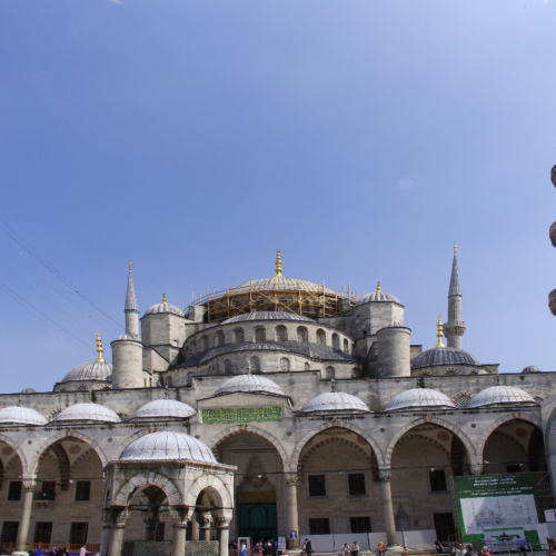 Istanbul, La mosquée bleue ou mosquée Sultanahmet. Istanbul, La mosquée bleue ou mosquée Sultanahmet.