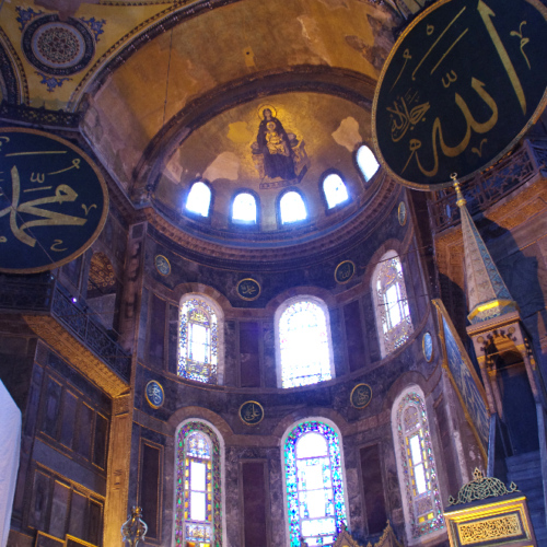 Istanbul, Mosquée Sainte Sophie. Istanbul, Mosquée Sainte Sophie.