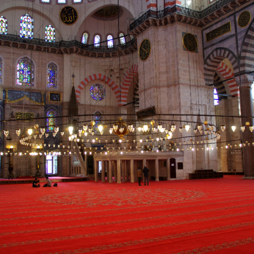 La Mosquée Süleymaniye d'Istanbul du sultan Soliman le Magnifique. Istanbul, la Mosquée Suleymaniye.