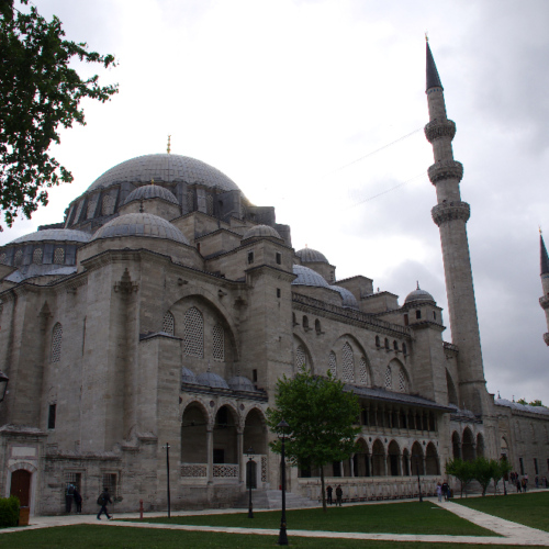 La Mosquée Süleymaniye d'Istanbul du sultan Soliman le Magnifique. Istanbul, la Mosquée Suleymaniye.