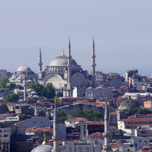 La Mosquée Süleymaniye d'Istanbul du sultan Soliman le Magnifique. Istanbul, la Mosquée Suleymaniye.