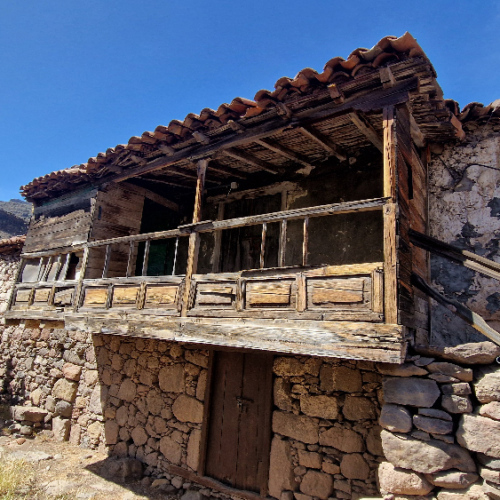 Ancienne maison à Veneguete. Grande Canarie, Tasarte, Mogan, Venegueta.