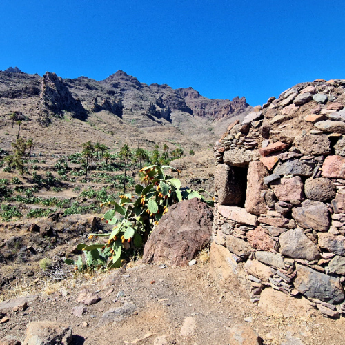Un four à pain de village abandonné. Grande Canarie, Tasarte, Mogan, Venegueta.