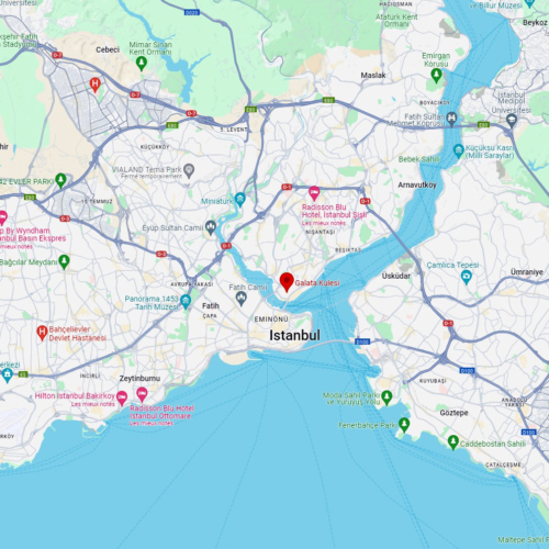 Istanbul, Bosphore, Mer Noire et Mer de Marmara. Turquie, Istanbul, géographie.