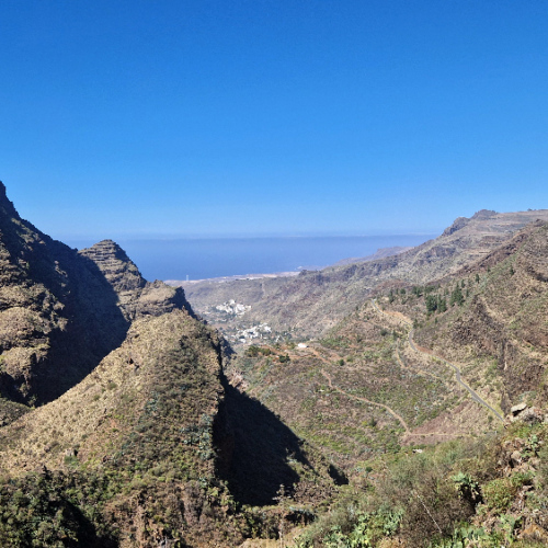 Agaete en bordure de mer. Grande Canarie, vallée d'Agaete.