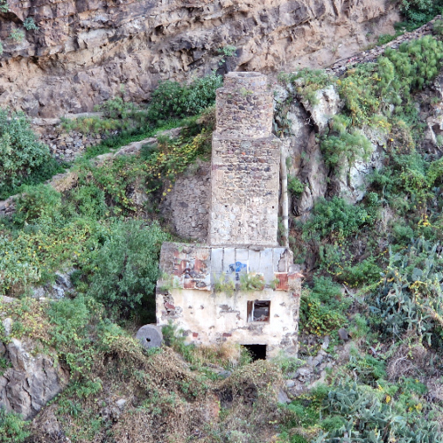 Un moulin dans la vallée d'Agaete. Grande Canarie, vallée d'Agaete.