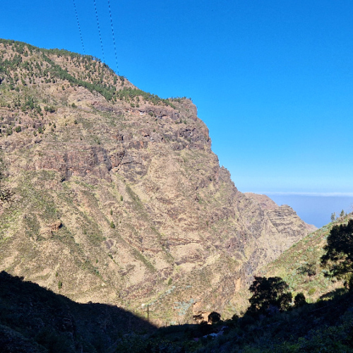 La vallée encaissée d'Agaete. Grande Canarie, vallée d'Agaete.