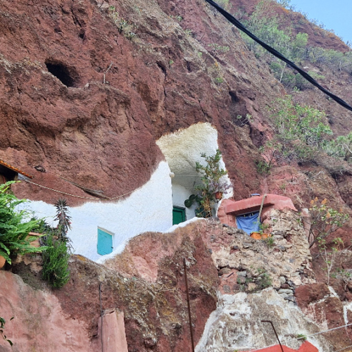 Casa Cueva Canaria Grande Canarie, Vallée Guayadeque.