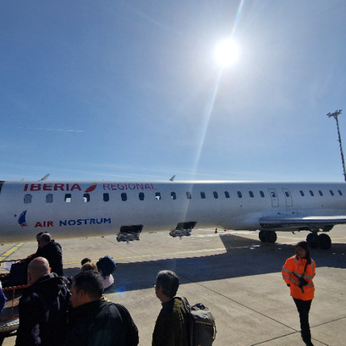 Embarquement pour Madrid. Vol Marseille Madrid