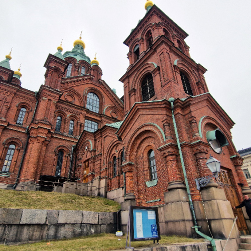 Helsinki. La Cathédrale d'Ouspenski. Helsinki.