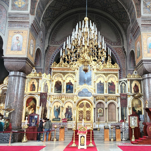 Helsinki. La Cathédrale d'Ouspenski. Helsinki.