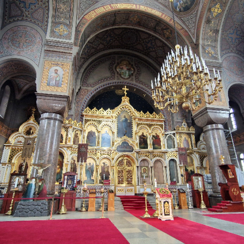 Helsinki. La Cathédrale d'Ouspenski. Helsinki.