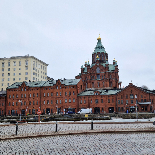 Helsinki. La Cathédrale Ouspenski. Helsinki.