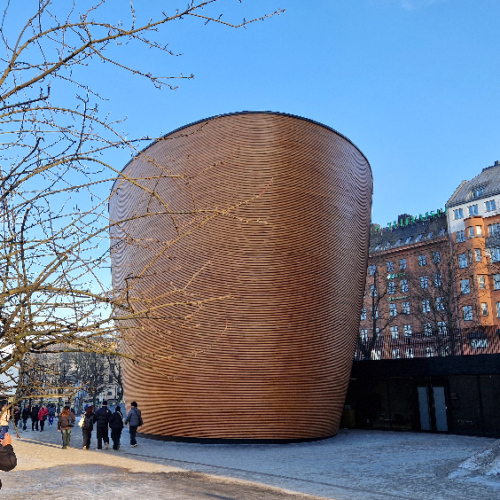 Helsinki. La chapelle de Kamppi. Helsinki.