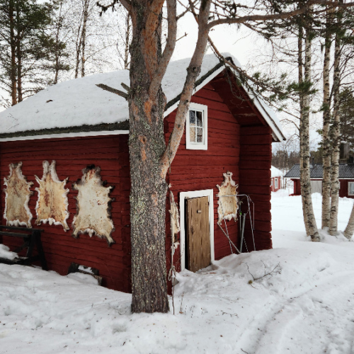 La Laponie, Finlande, Kinisjärvi. Finlande, Kinisjärvi.