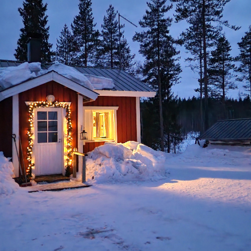 Notre petit chalet tout douillet. Finlande, Seppo Kantola.