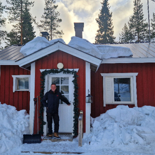 La Laponie, Finlande, Kinisjärvi. Finlande, Kinisjärvi.