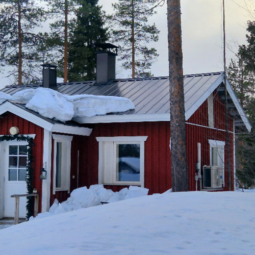 La Laponie, Finlande, Kinisjärvi. Finlande, Kinisjärvi.