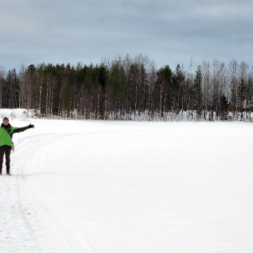 La Laponie, Finlande, Kinisjärvi. Finlande, Kinisjärvi.