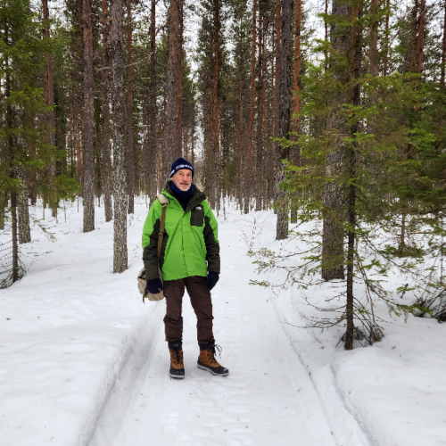 La Laponie, Finlande, Kinisjärvi. Finlande, Kinisjärvi.