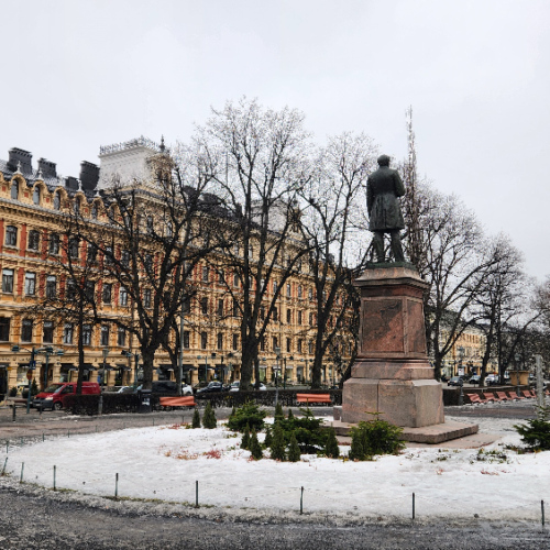 Helsinki. Ornate Building. Helsinki.