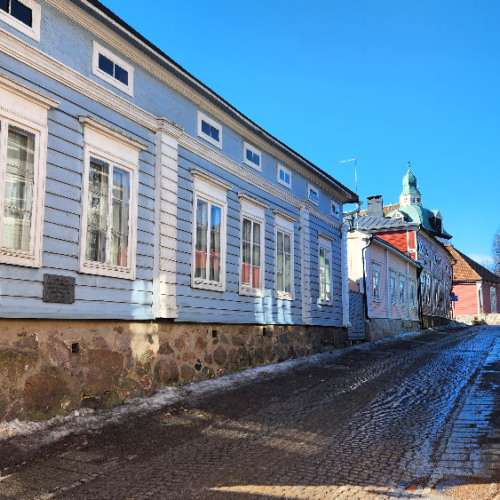 Ruelles de Porvoo. Finlande, Porvoo.
