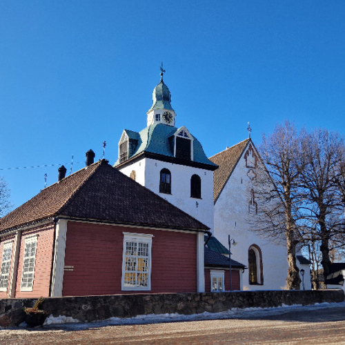 La cathédrale Tuomiokirkko. Finlande, Porvoo.