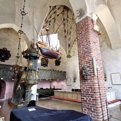 La cathédrale Tuomiokirkko. Finlande, Porvoo.
