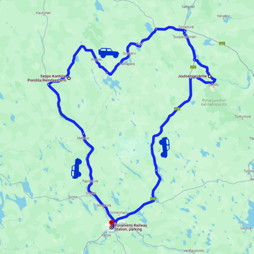 Balade en Laponie. Finlande.