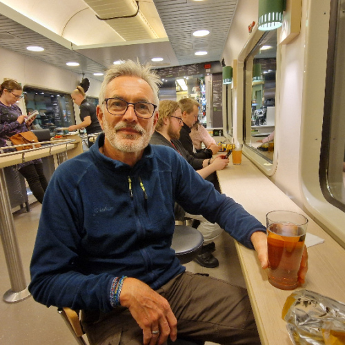 Rovaniemi, train de nuit pour Helsinki. Finlande, Laponie.