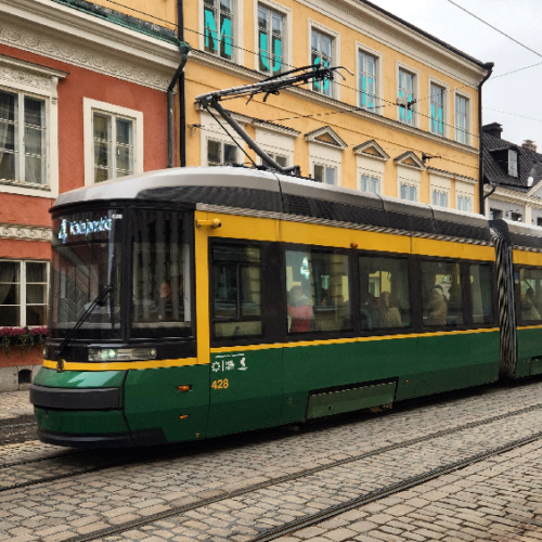 Helsinki. Le Tramway. Helsinki.