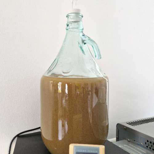 Fermentation à température ambiante 18 - 21°c. Fabrication Bière.