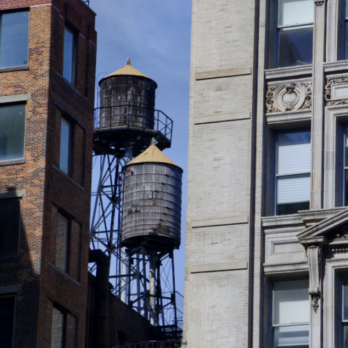 Les citernes de New York. Les citernes de New York.