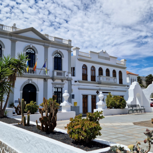 Balade dans Haria. Lanzarote, Village Haria.