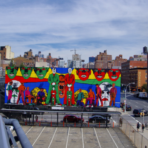 La High Line Park. La High Line Park.