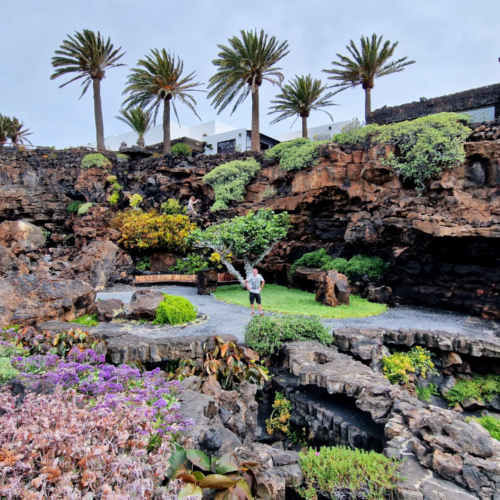 Le parc de Jameos del Agua. Lanzarote, Jameos del Agua.