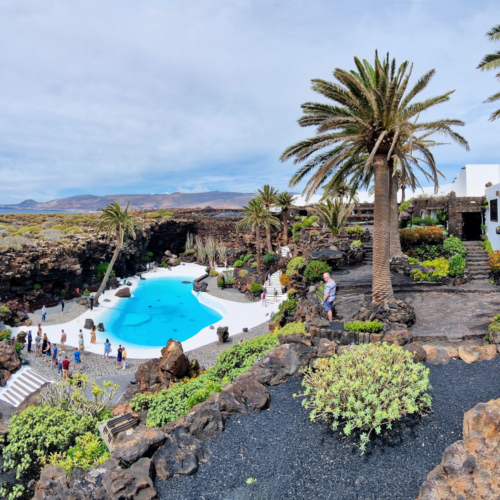 Le parc de Jameos del Agua. Lanzarote, Jameos del Agua.