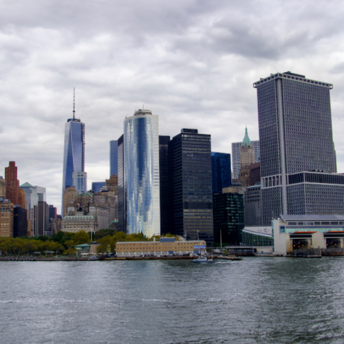 Skyline de New York balade en bateau. Skyline de New York balade en bateau.