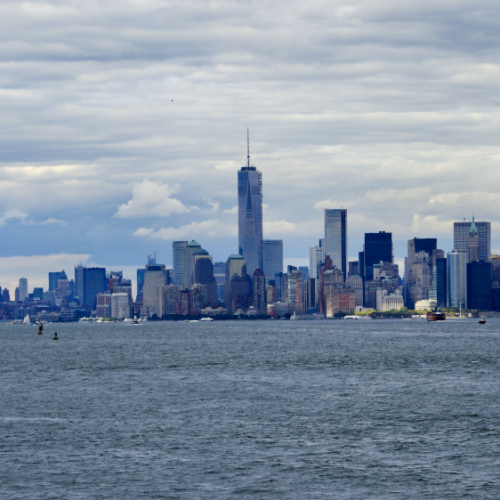 Skyline de New York balade en bateau. Skyline de New York balade en bateau.