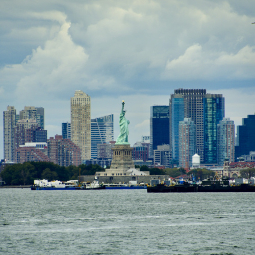 Statue de la Liberté et Skyline de New York. Statue de la Liberté et Skyline de New York.